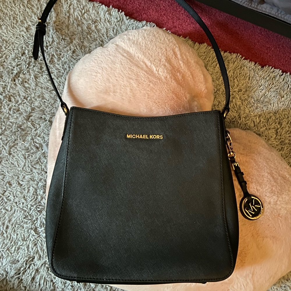 Black Michael Kors large crossbody
